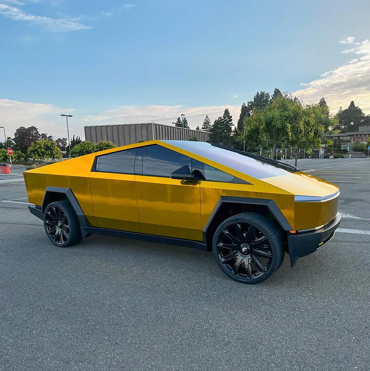 Tesla Cybertruck on Forgiato Flow wheels