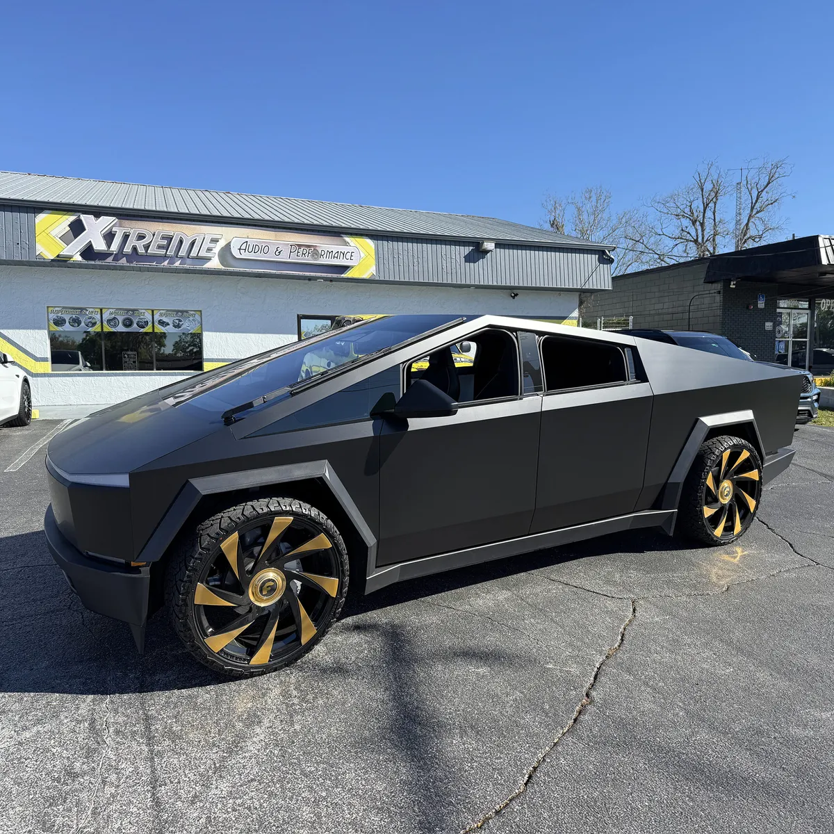 Tesla Cybertruck on Forgiato Ivetos-M wheels