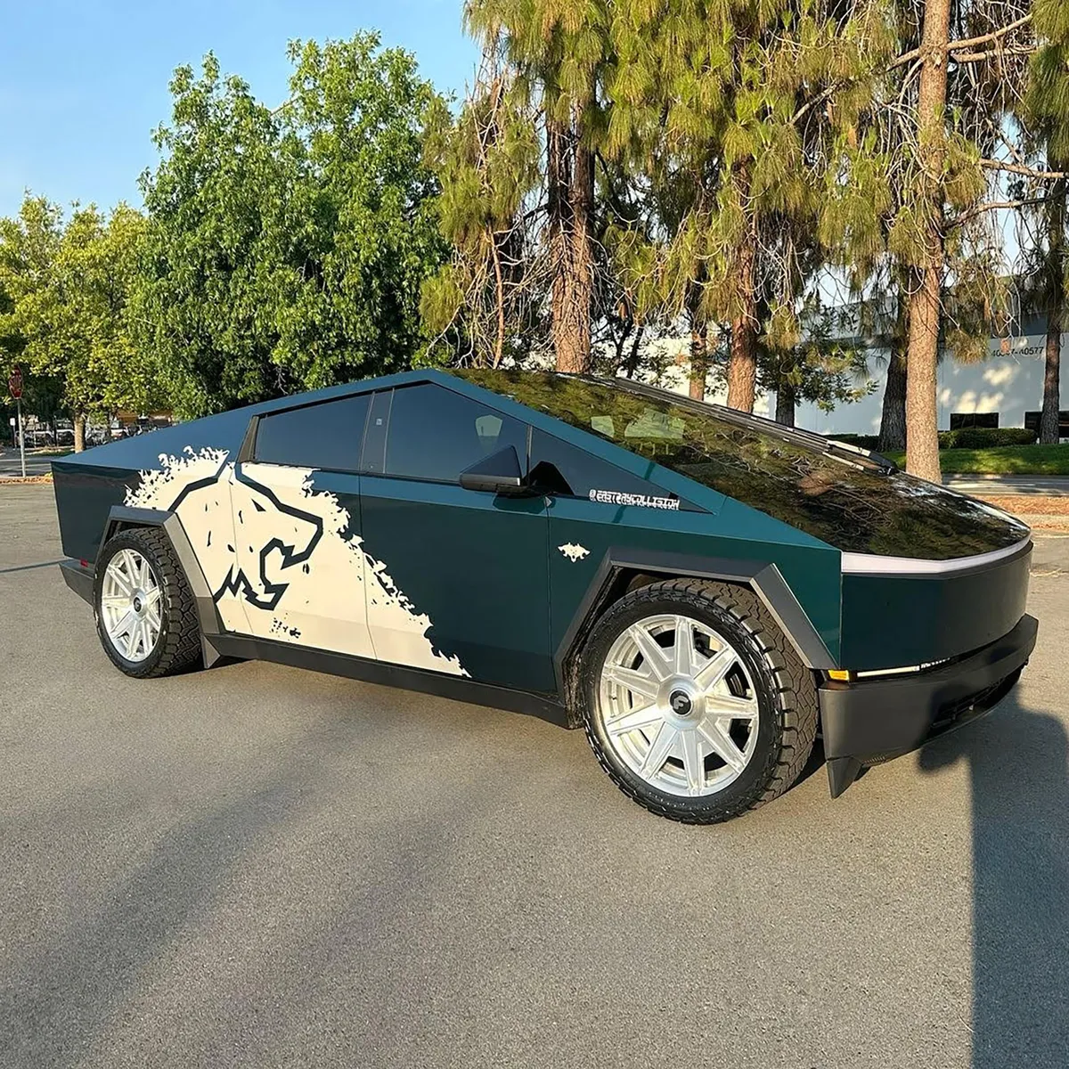 Tesla Cybertruck on Forgiato K wheels