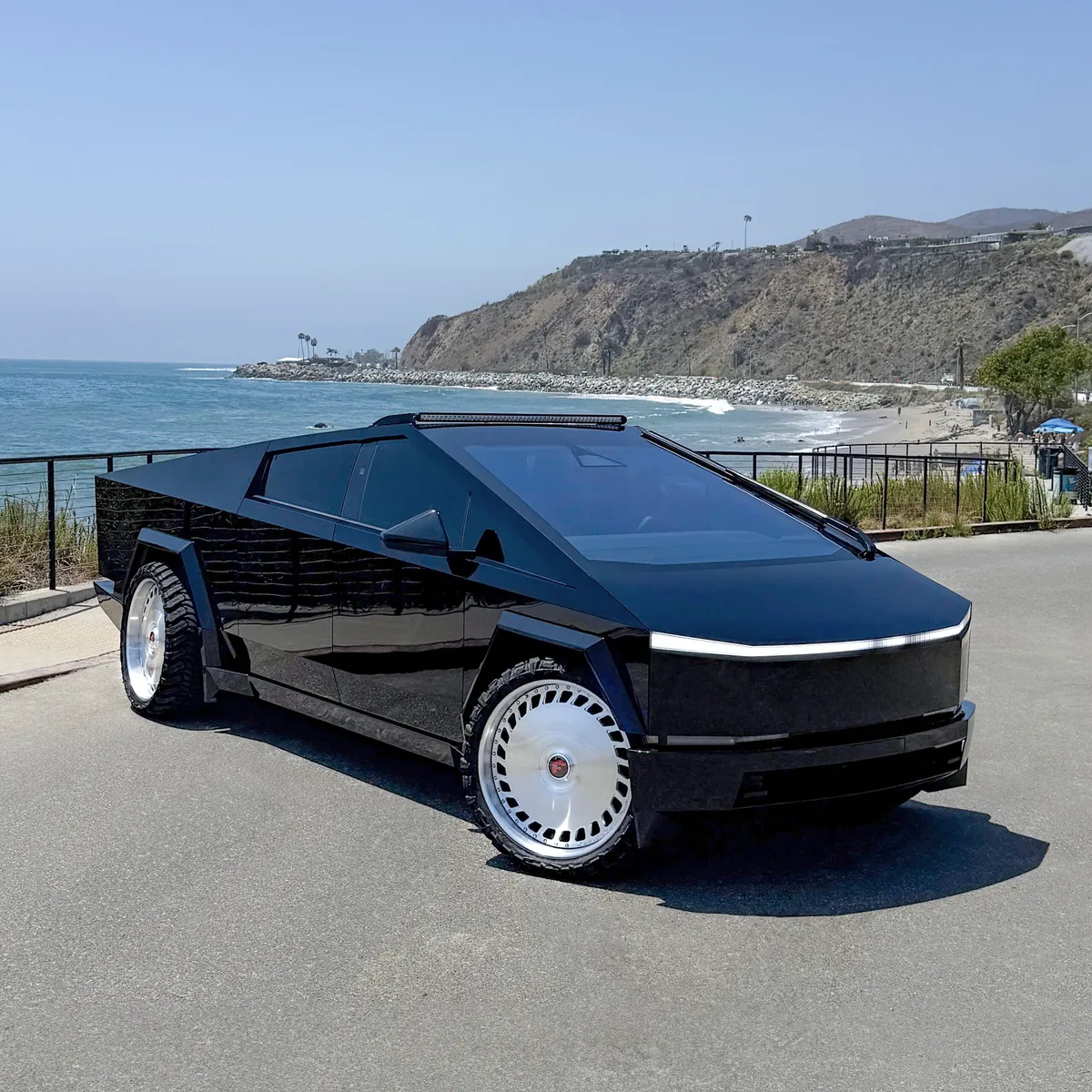 Tesla Cybertruck on Forgiato Niente wheels