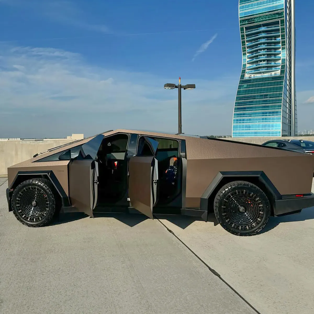 Tesla Cybertruck on Forgiato Parlante-M wheels
