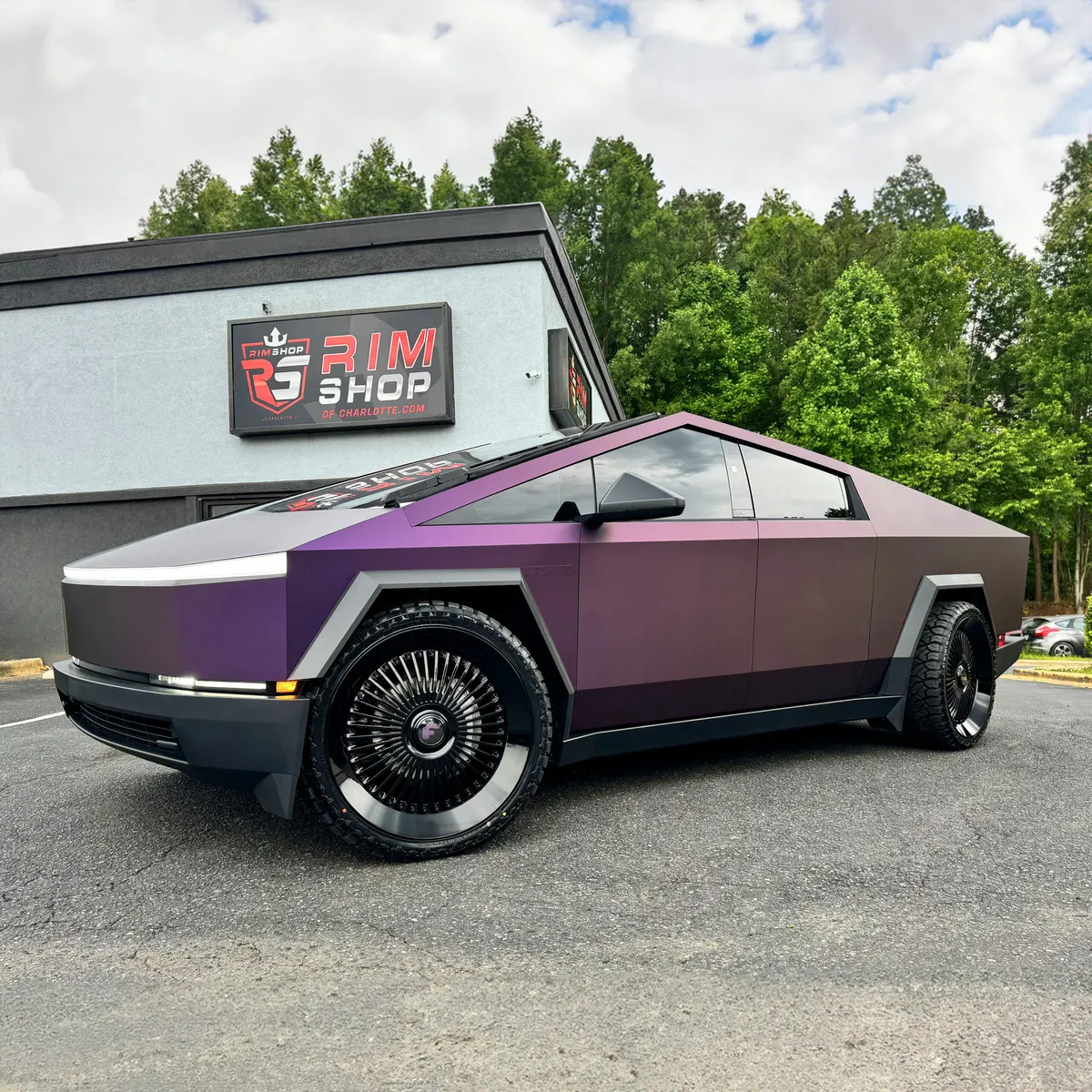 Tesla Cybertruck on Forgiato Trimestre-Slant wheels