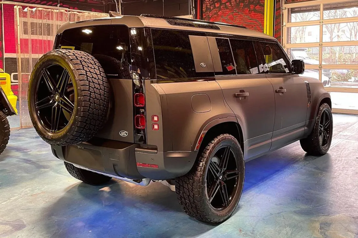 Land Rover Defender on Forgiato Tec S4 wheels