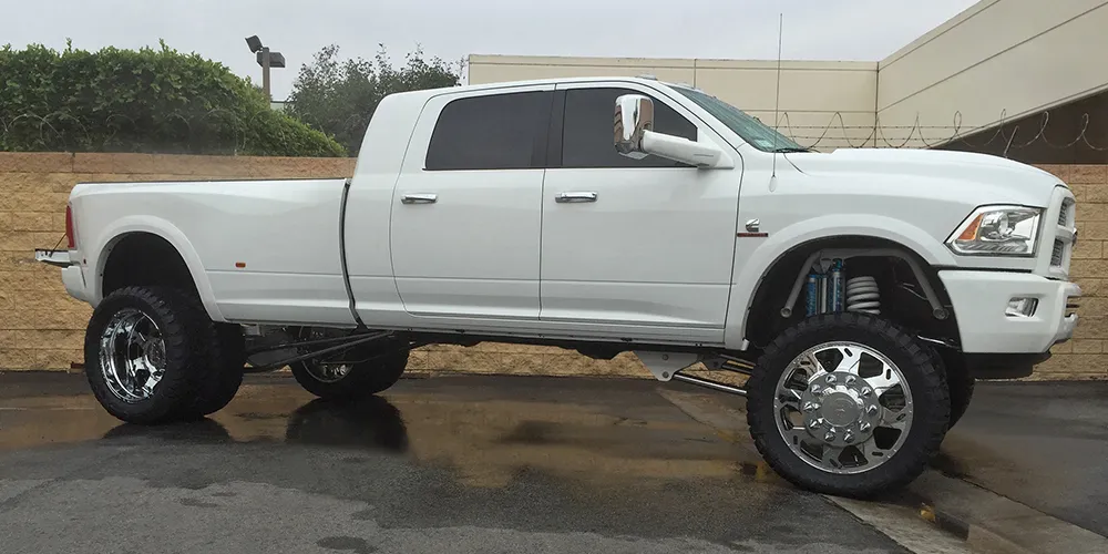 Ford Dually on Forgiato Forata wheels