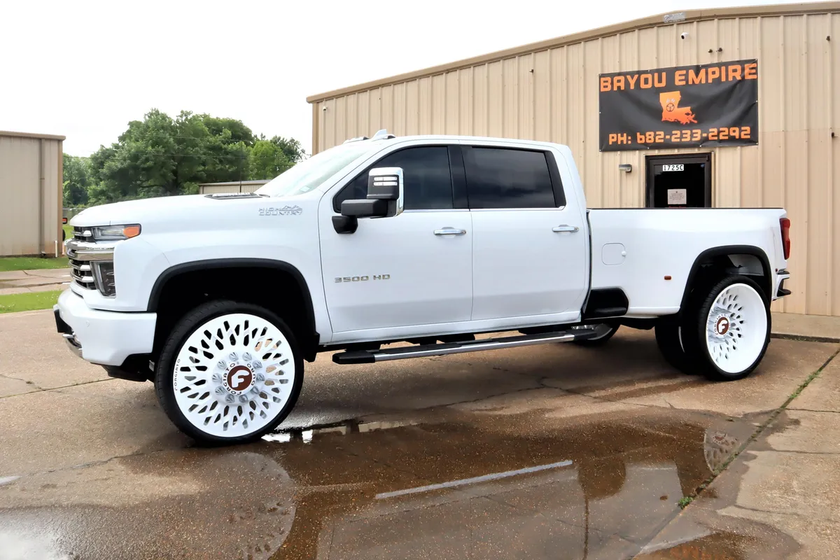 Ford Dually on Forgiato Txc107-D wheels
