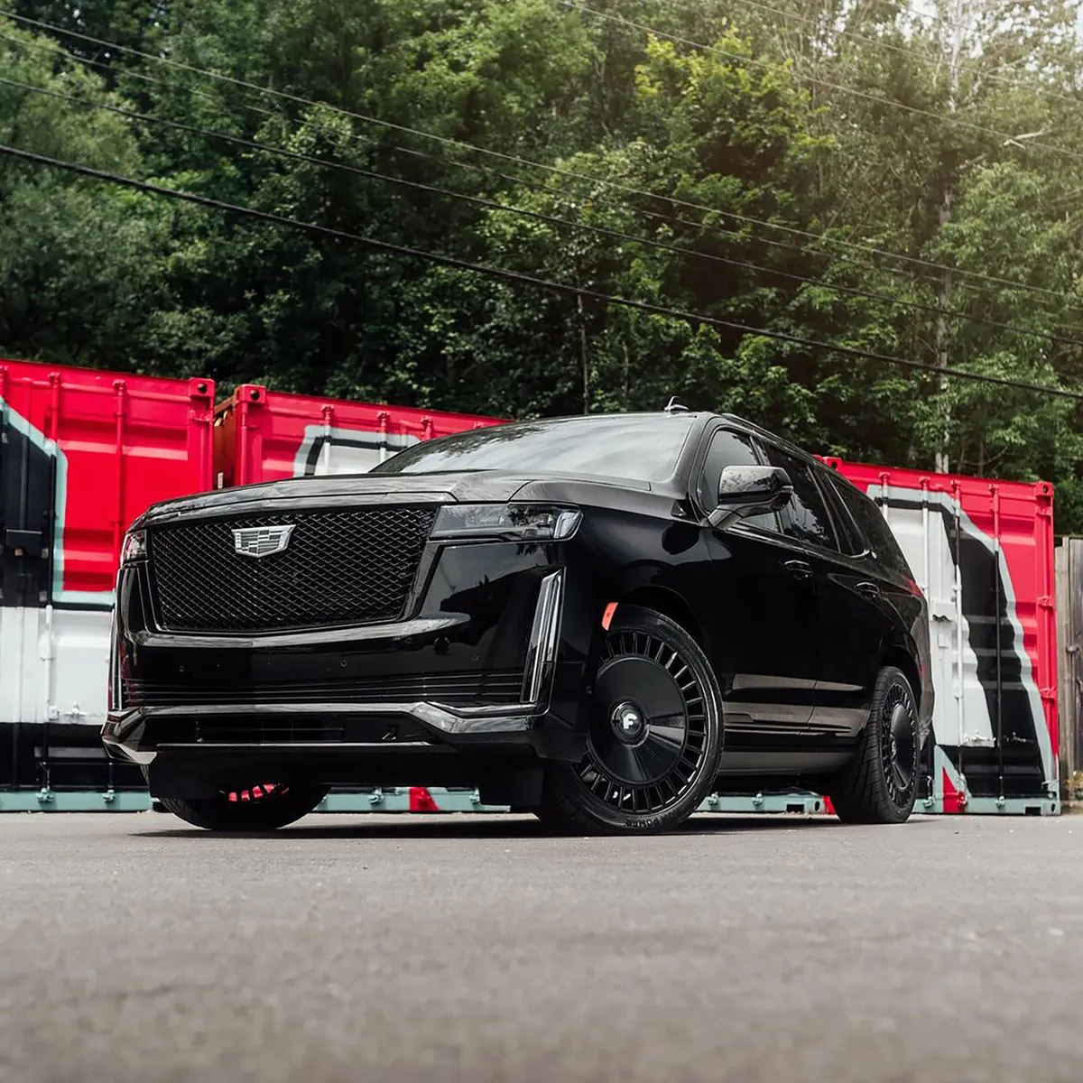Cadillac Escalade on Forgiato 3 wheels
