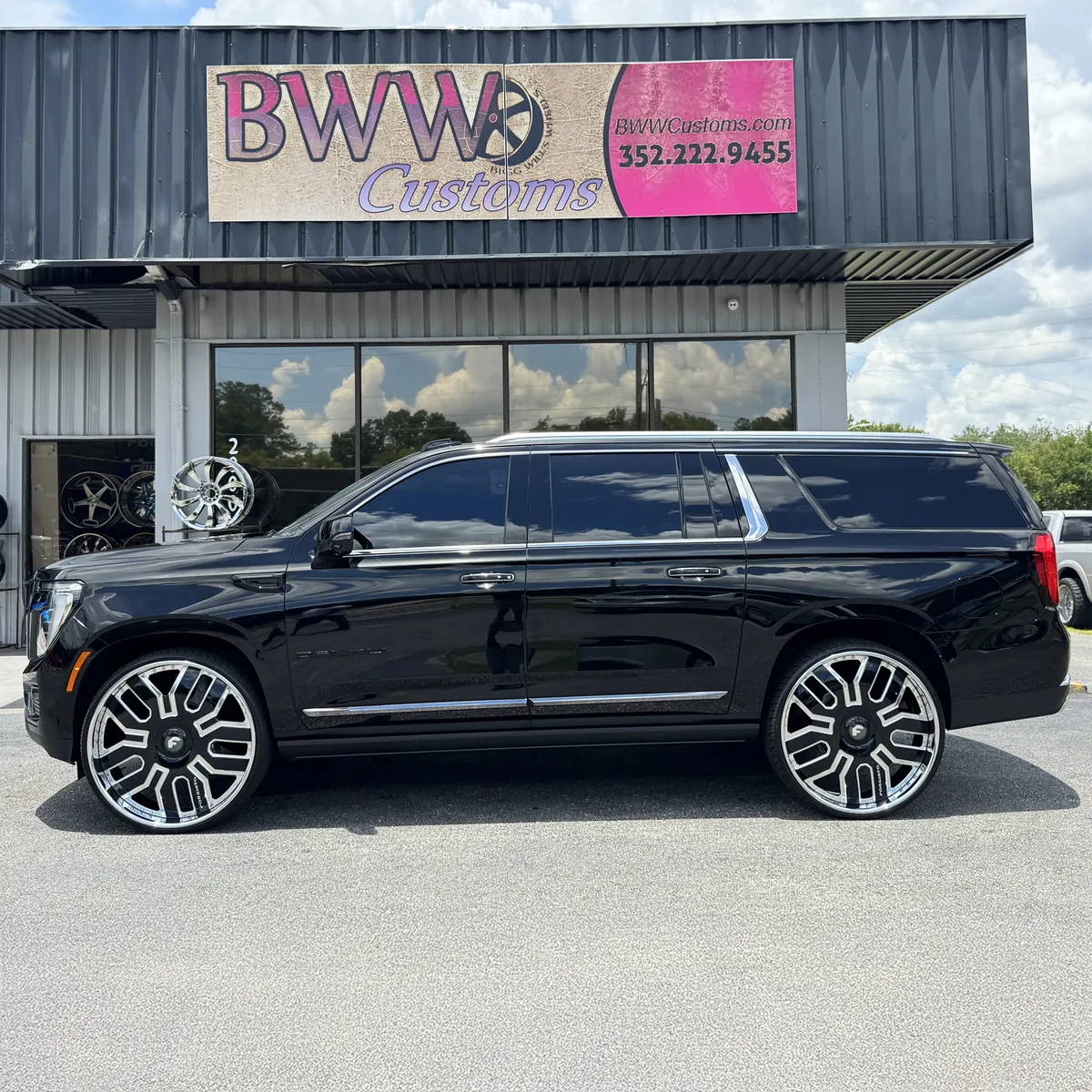 Cadillac Escalade on Forgiato Blr wheels