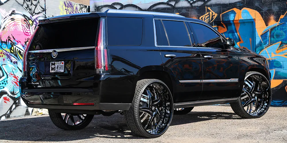Cadillac Escalade on Forgiato Decimo-L wheels