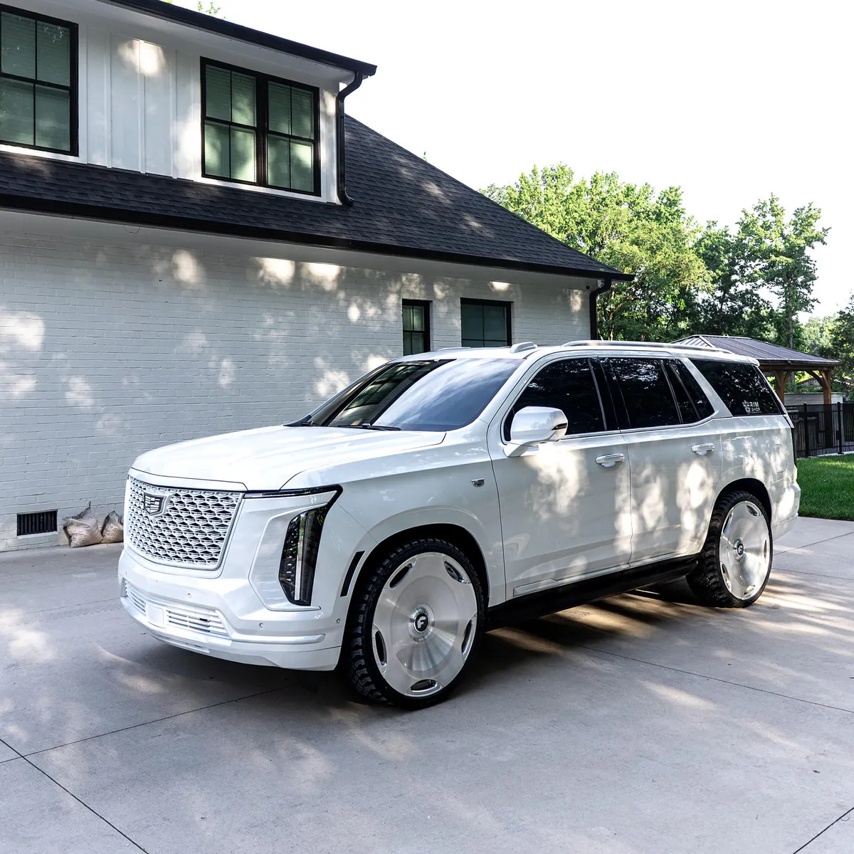 Cadillac Escalade on Forgiato Ecs 5 M wheels