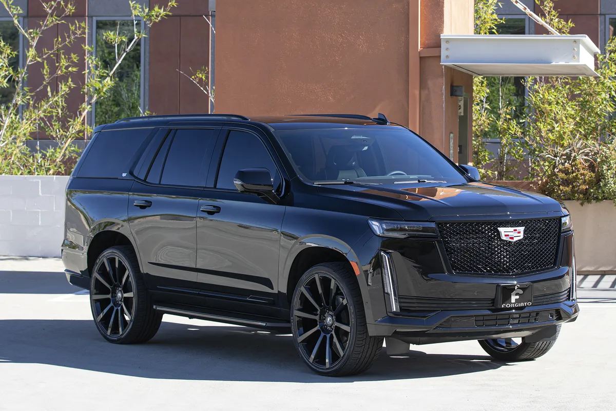 Cadillac Escalade on Forgiato Flow wheels