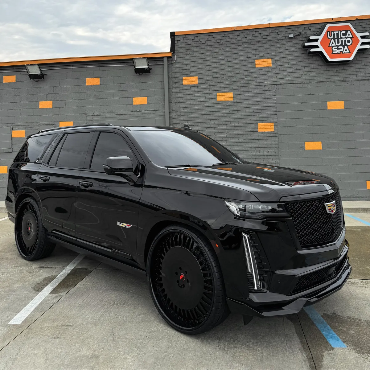 Cadillac Escalade on Forgiato Luce wheels