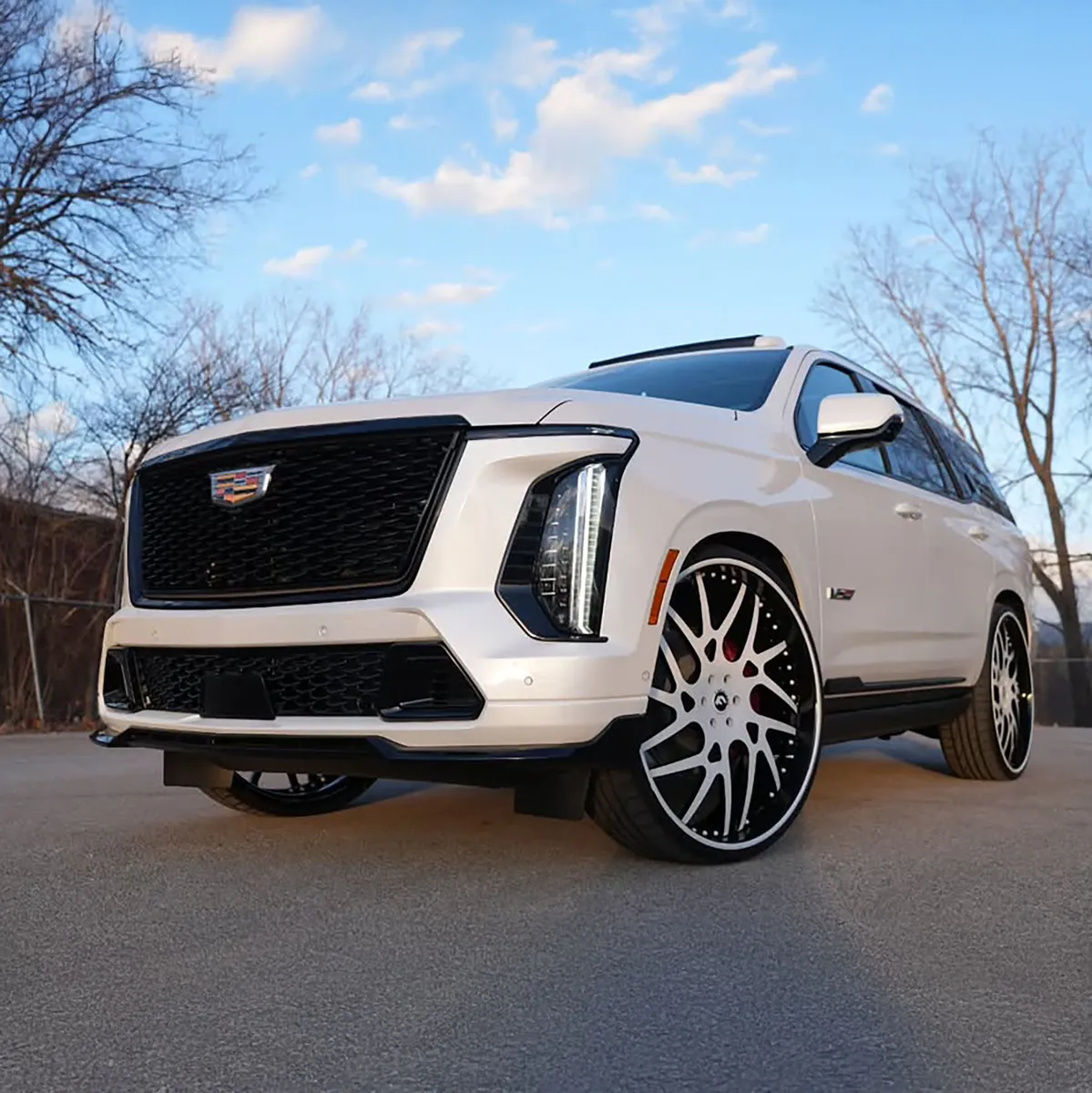 Cadillac Escalade on Forgiato Twisted Maglia wheels