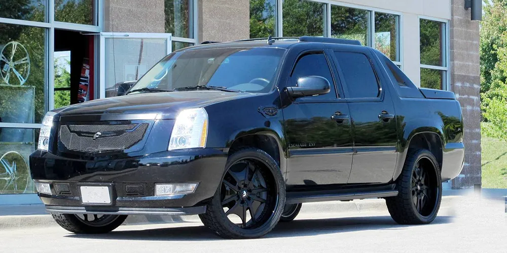Cadillac Escalade on Forgiato Vela wheels