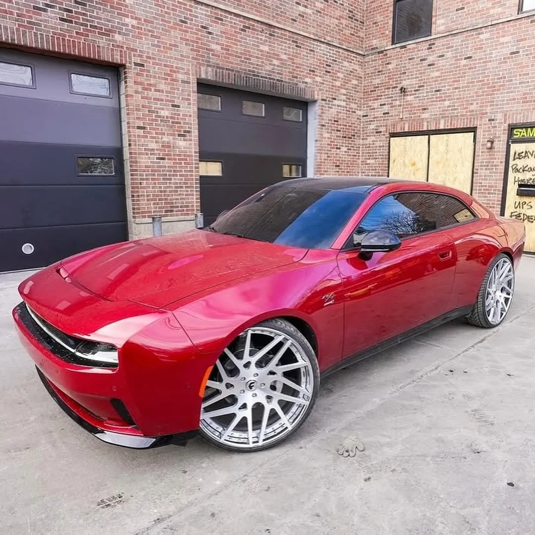 Dodge EV Charger on Forgiato Twisted Maglia Ecl wheels