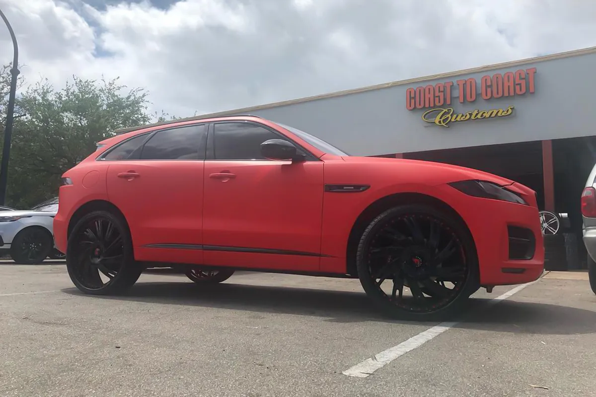 Jaguar F Pace on Forgiato C2C wheels