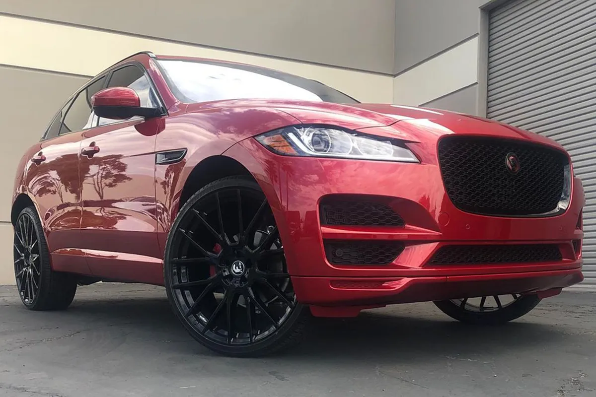 Jaguar F Pace on Forgiato Flow wheels