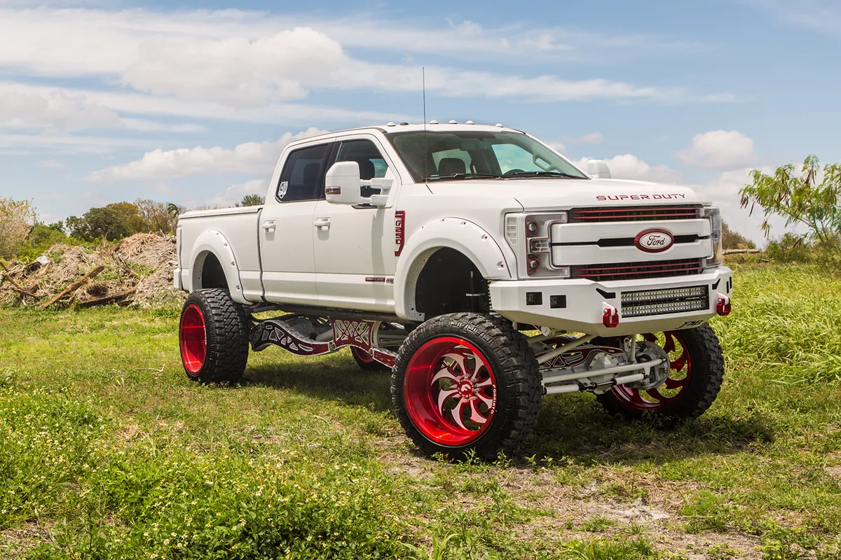 Ford F250 on Forgiato Avviato wheels