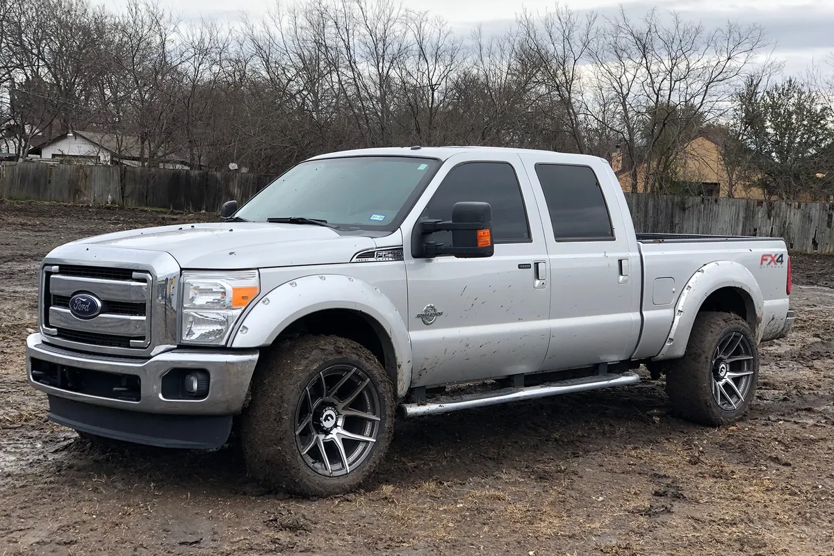 Ford F250 on Forgiato Flow-Terra wheels
