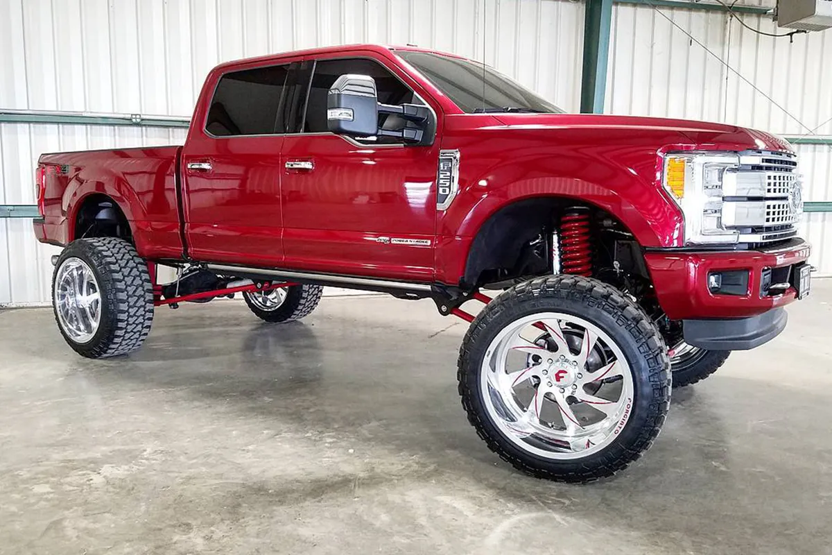 Ford F250 on Forgiato Ivetos-T wheels