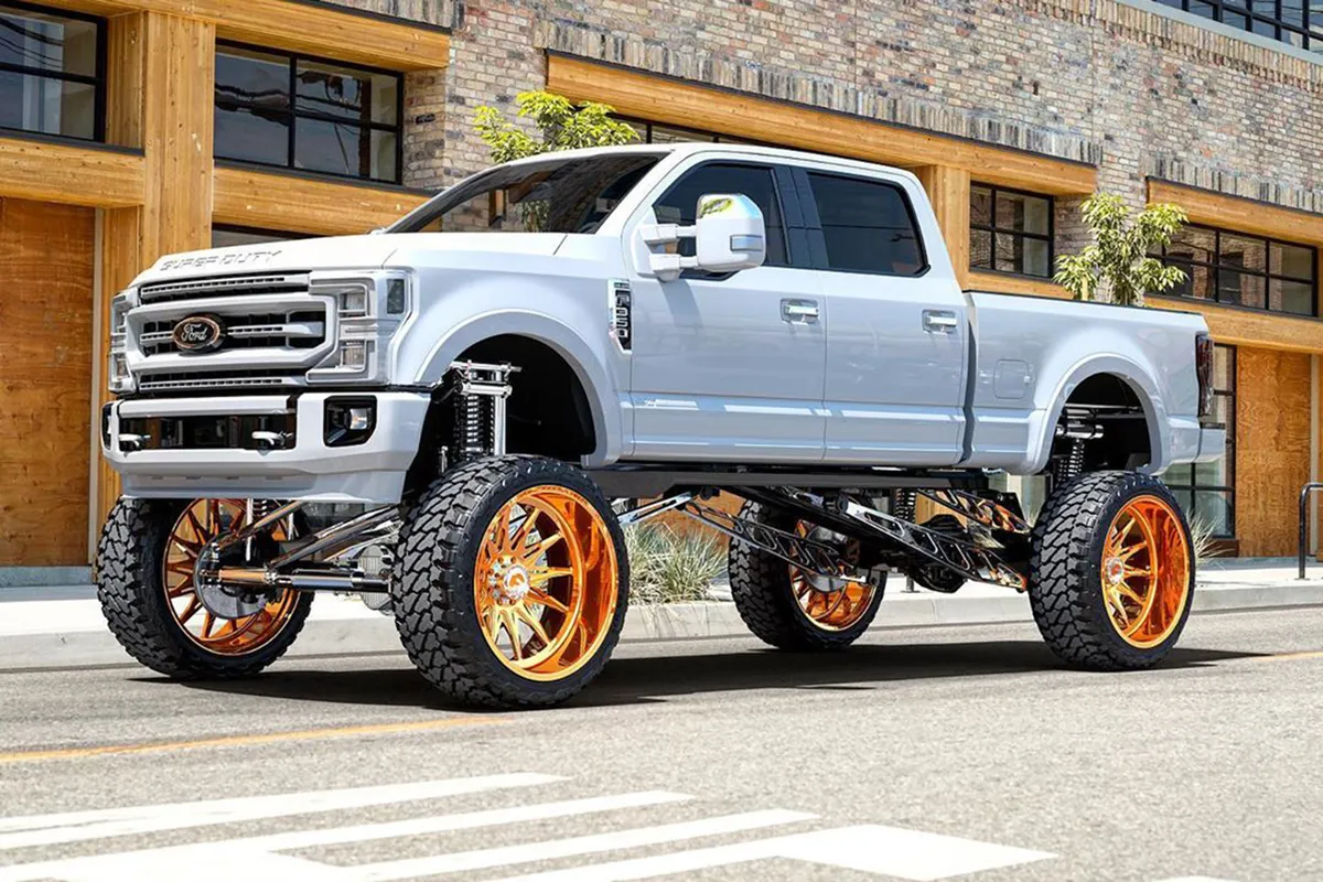 Ford F250 on Forgiato Txc101 wheels