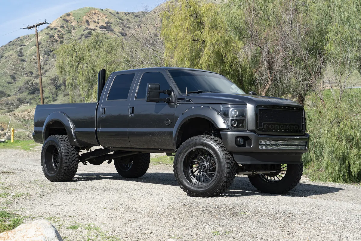 Ford F250 on Forgiato Ventoso-T wheels