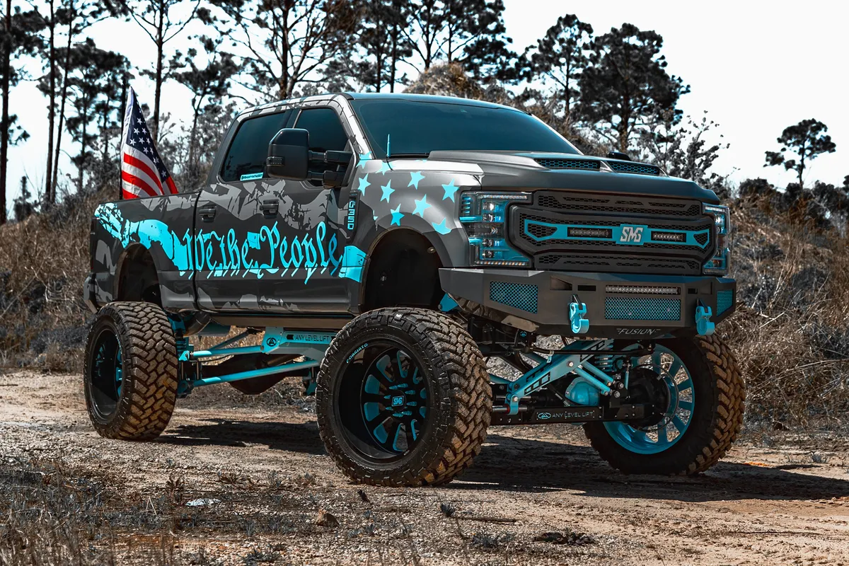 Ford F350 on Forgiato Concavo-T wheels