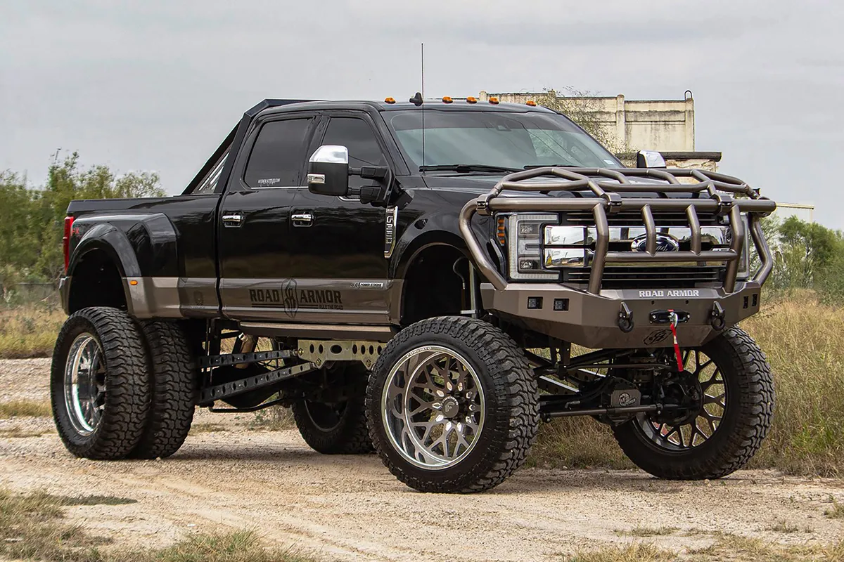 Ford F350 on Forgiato Torino Duro wheels