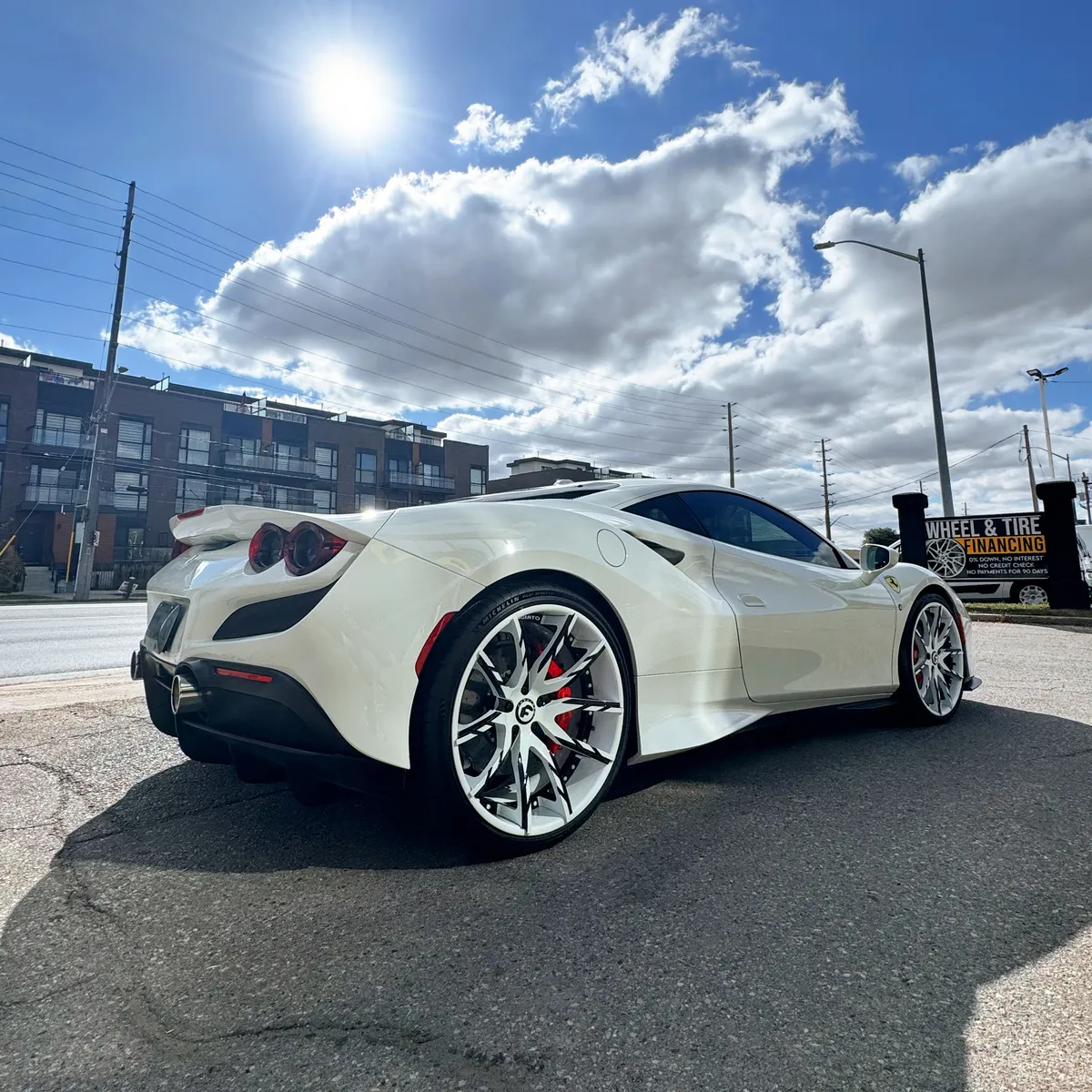 Ferrari F8 on Forgiato Formato-ECL wheels