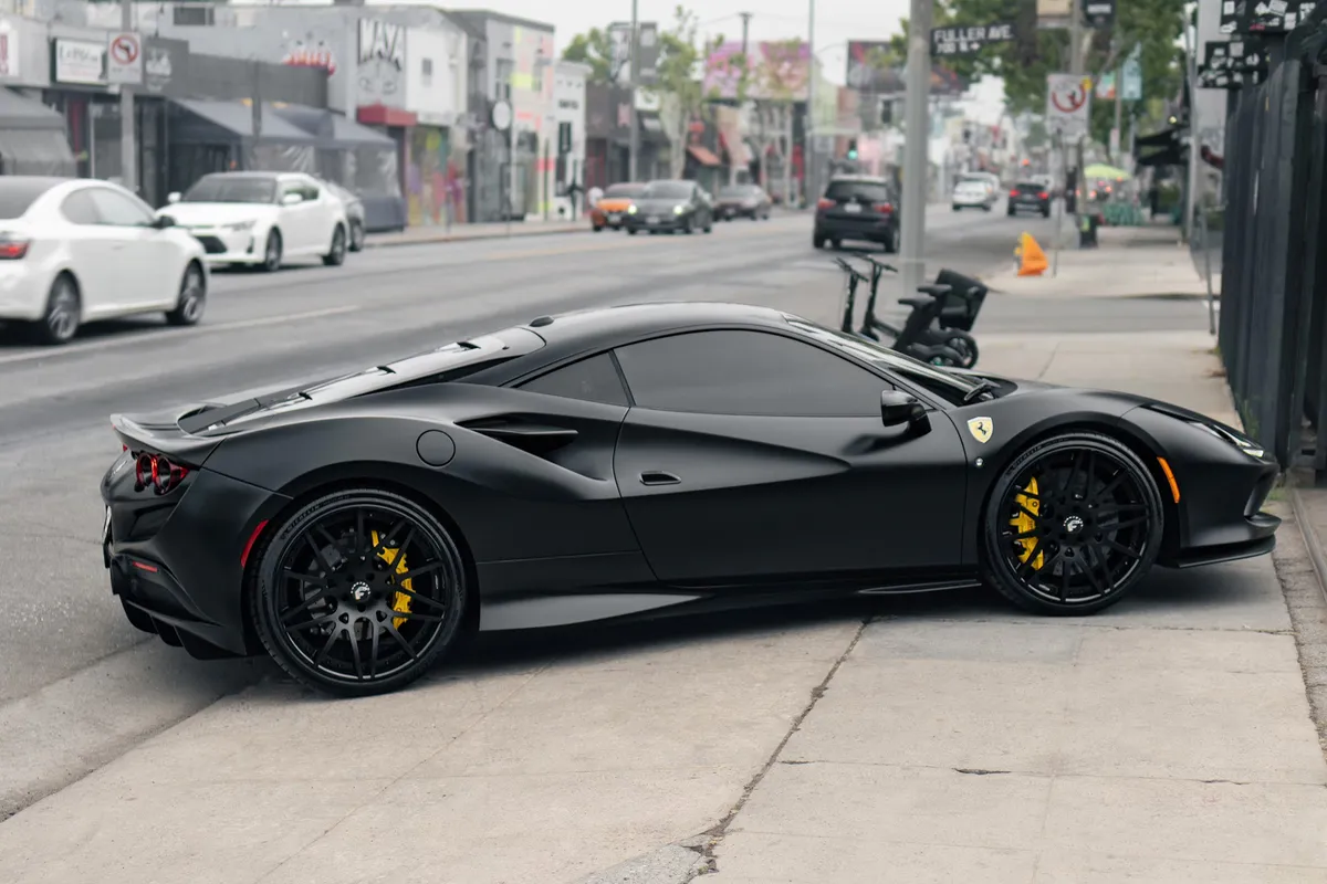 Ferrari F8 on Forgiato Maglia-ECL wheels
