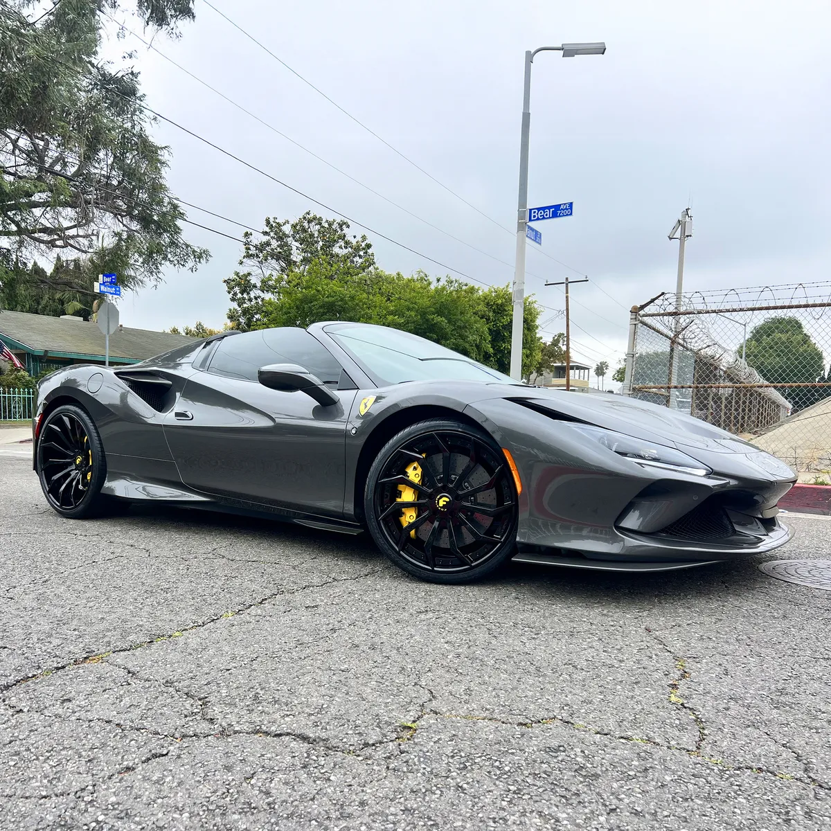Ferrari F8 on Forgiato Navaja-ECL wheels