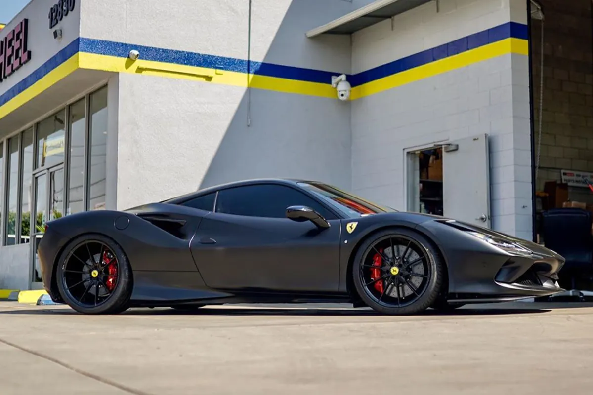 Ferrari F8 on Forgiato Tec Mono 1.13 wheels