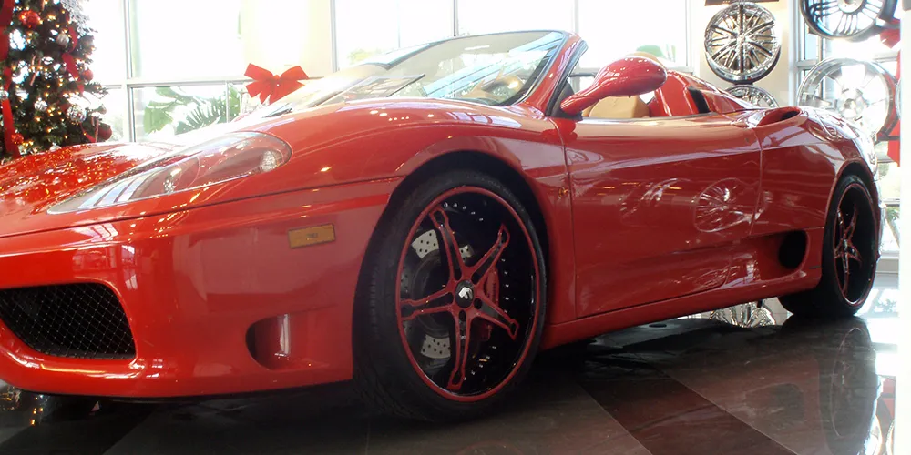 Ferrari Ferrari 360 on Forgiato Martellato wheels