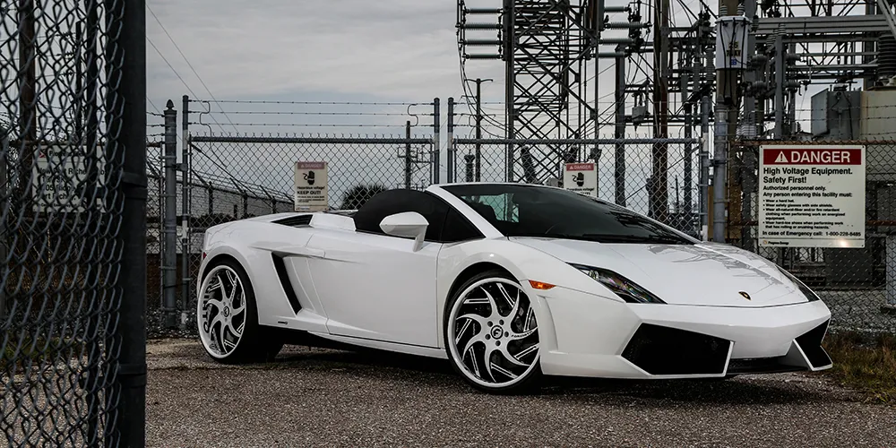 Lamborghini Gallardo on Forgiato Girare-ECL wheels