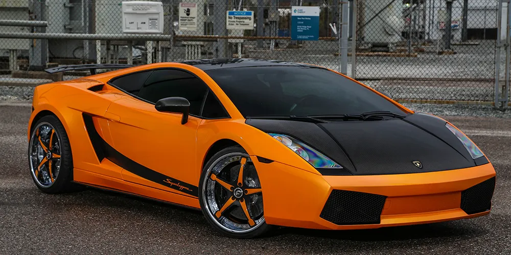 Lamborghini Gallardo on Forgiato Martellato wheels