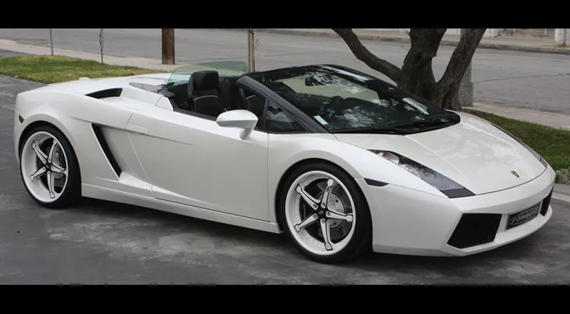 Lamborghini Gallardo on Forgiato Martellato-6 wheels