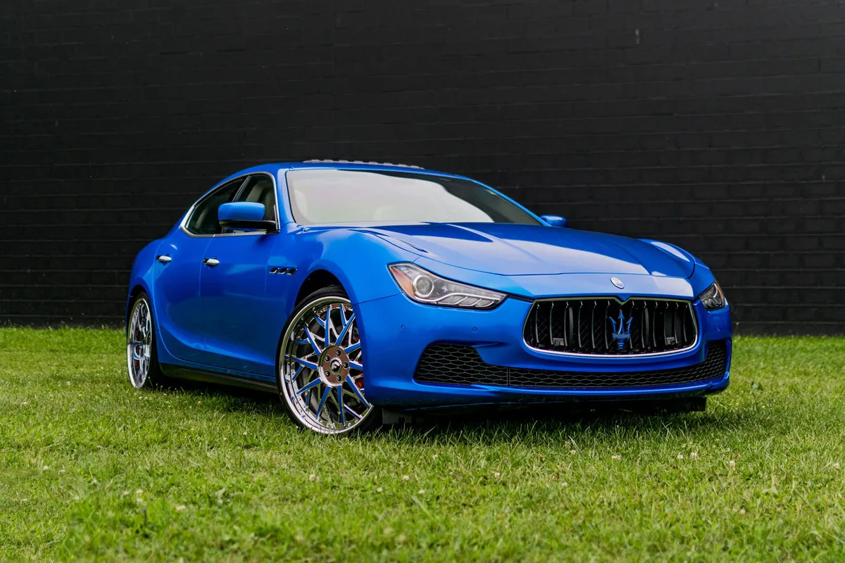 Maserati Ghibli on Forgiato Blocco wheels