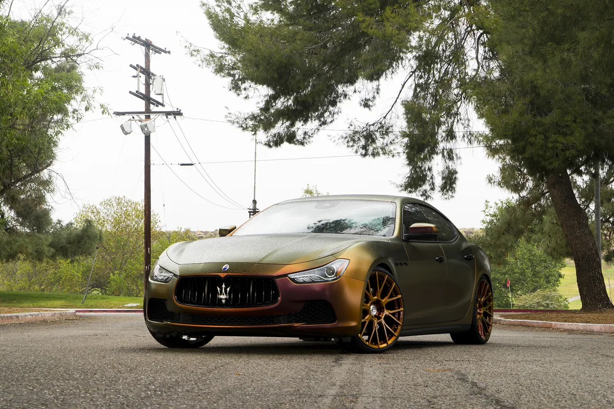 Maserati Ghibli on Forgiato Flow wheels