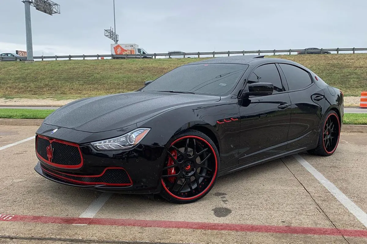 Maserati Ghibli on Forgiato S202 wheels