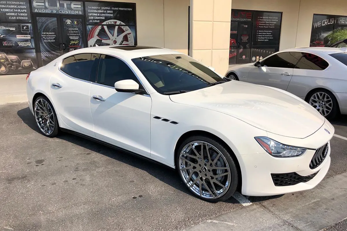 Maserati Ghibli on Forgiato Twisted Maglia 2 Ecl wheels
