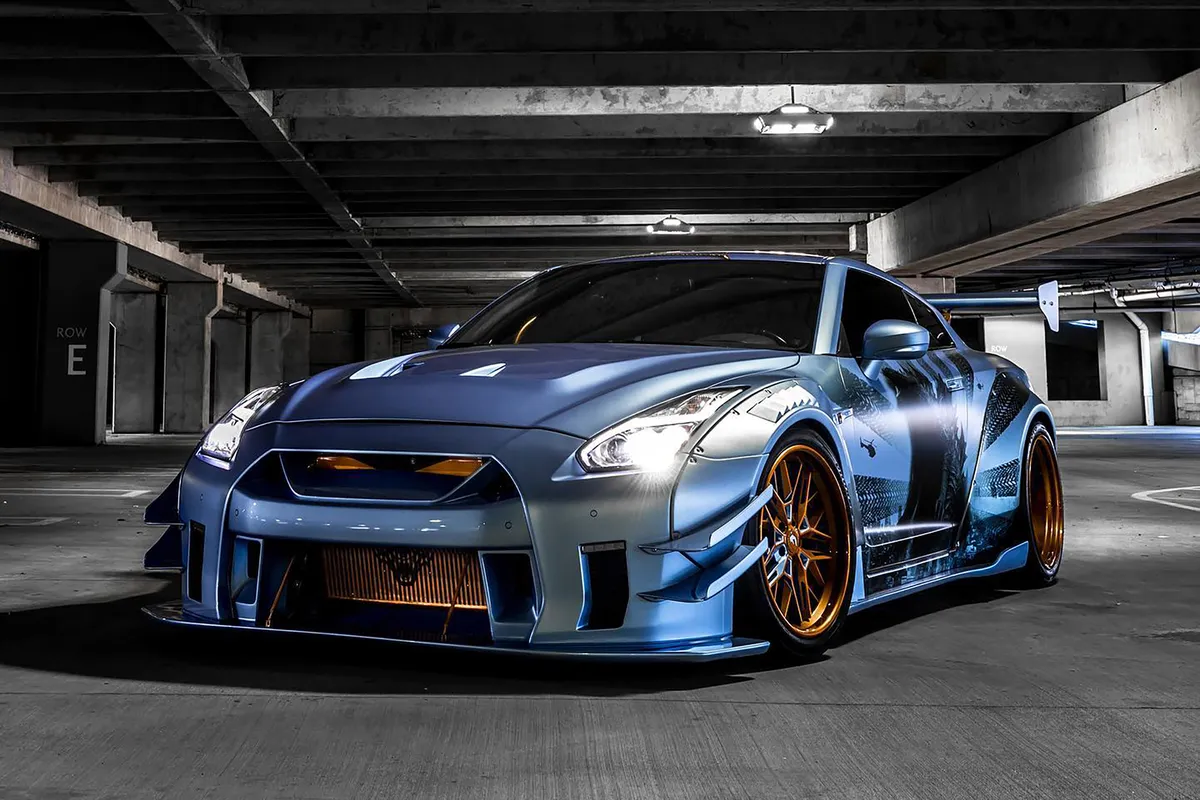 Nissan GTR on Forgiato Tec 3.14 wheels