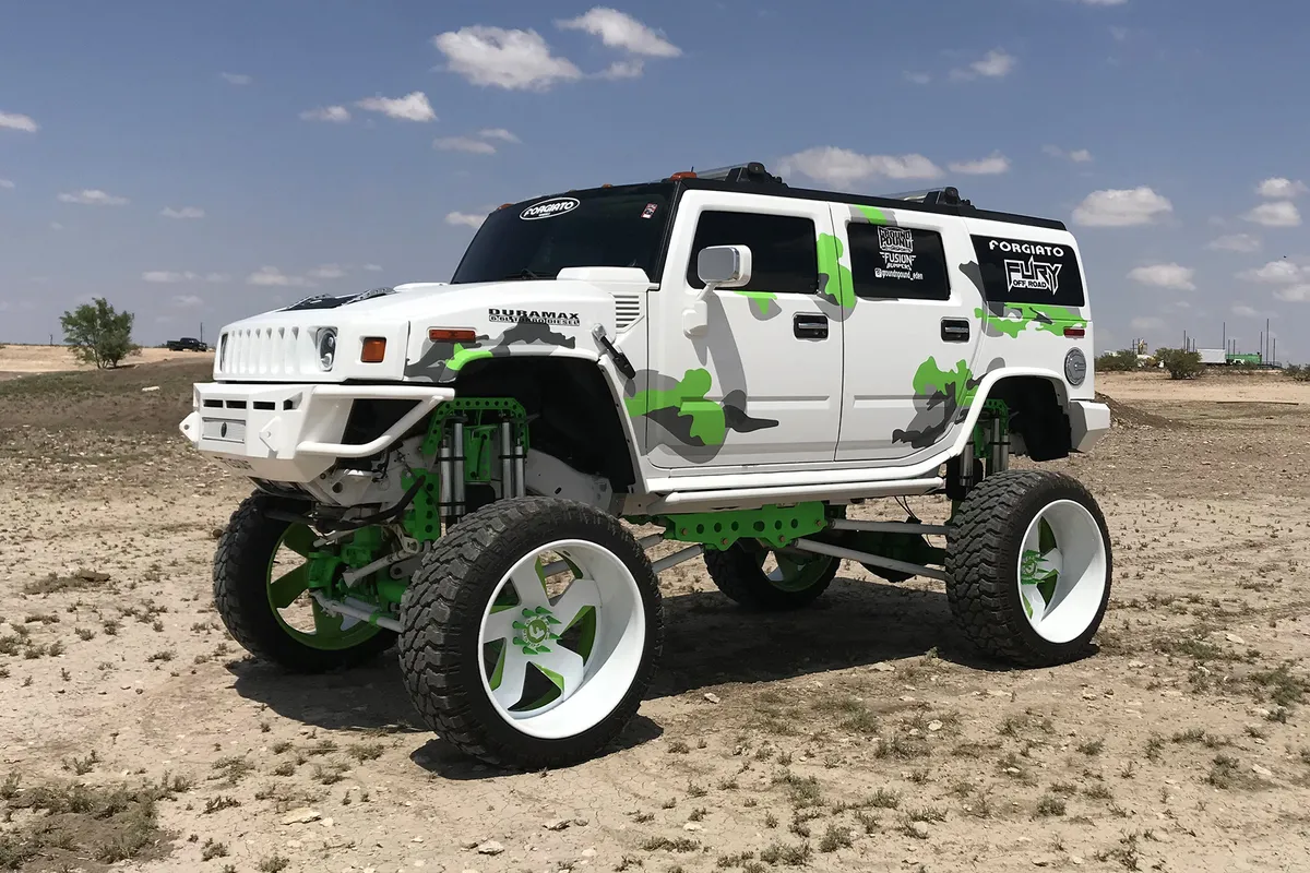 GMC Hummer on Forgiato Certo-T wheels