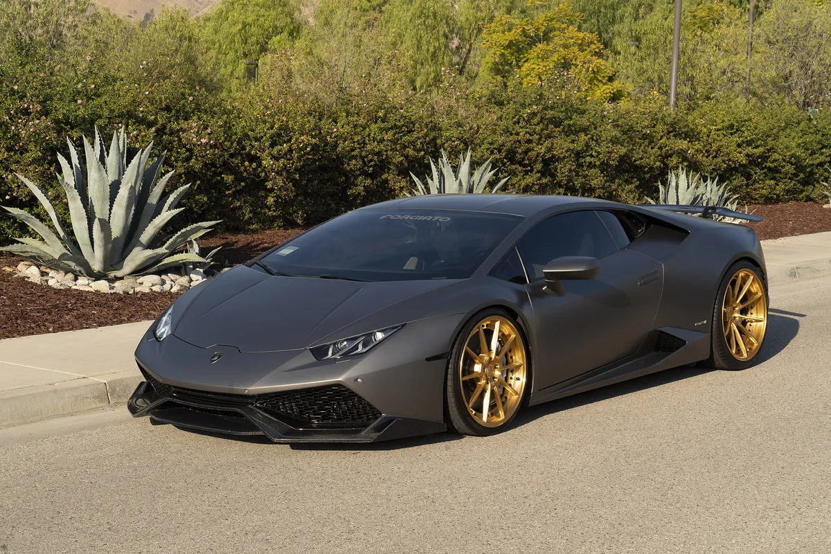 Lamborghini Huracan on Forgiato Tec 2.4 wheels