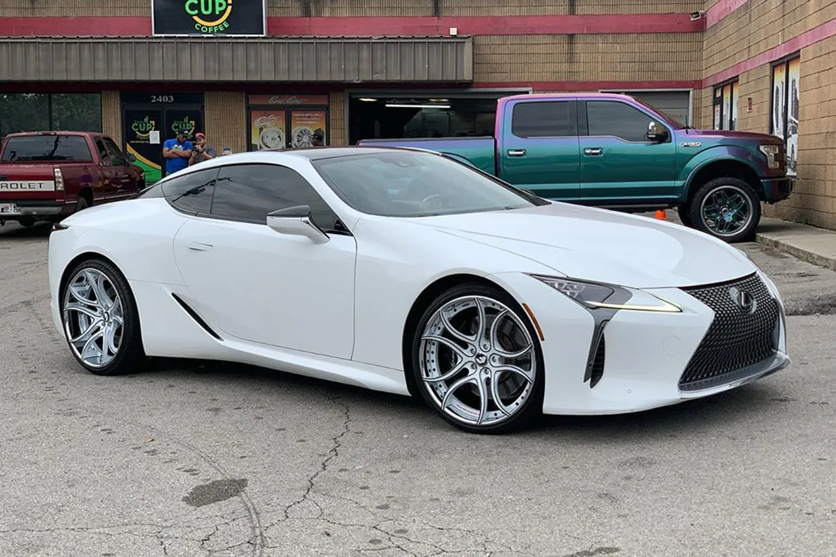 Lexus LC on Forgiato S216-ECL wheels