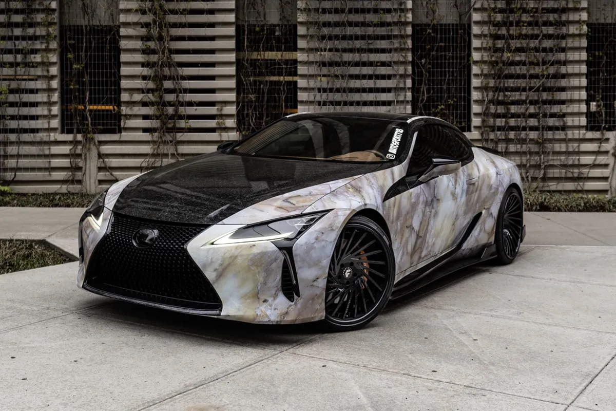 Lexus LC on Forgiato Ventoso-ECL wheels