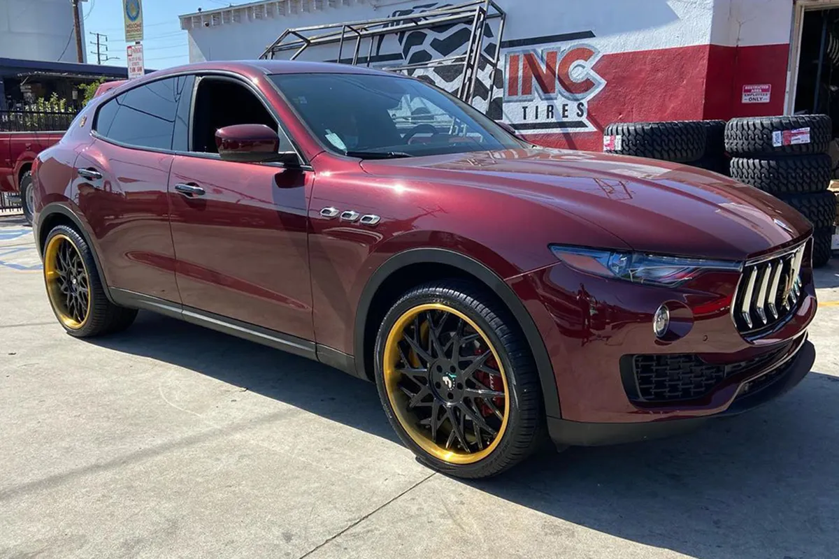 Maserati Levante on Forgiato Blocco wheels