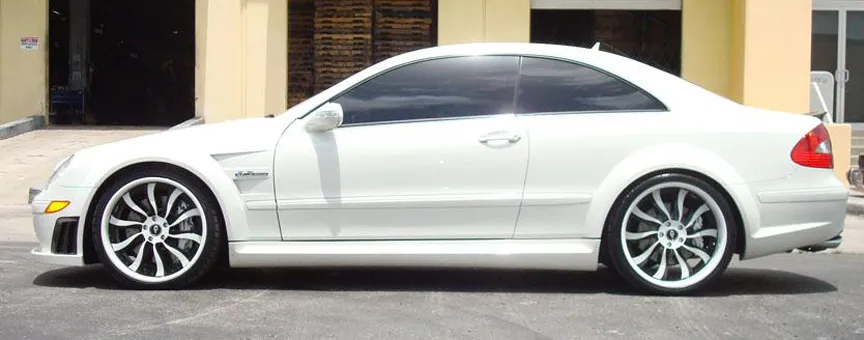 Mercedes-Benz Mercedes Clk on Forgiato Inferno wheels