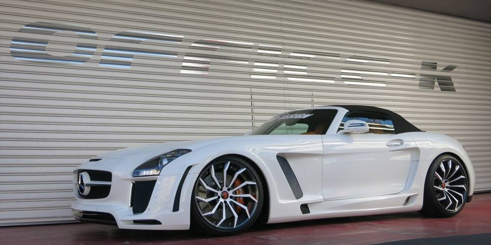 Mercedes SLS on Navaja-ECX
