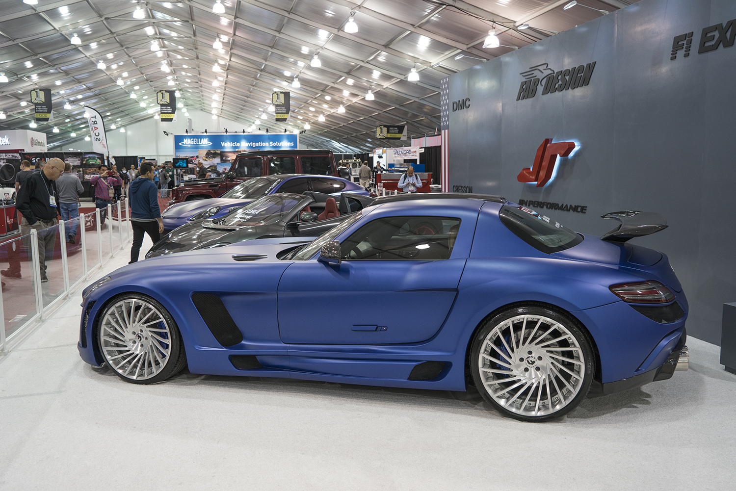 Mercedes SLS on Ventoso-ECL