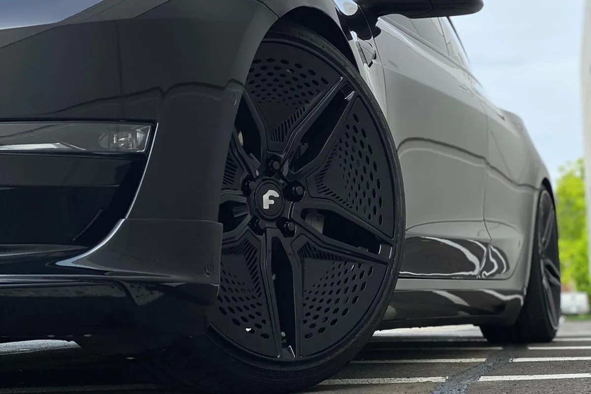 Tesla Model 3 on Forgiato Ev 001 wheels