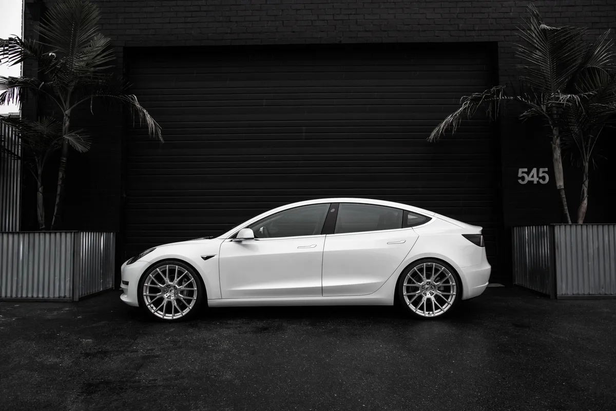 Tesla Model 3 on Forgiato Flow wheels
